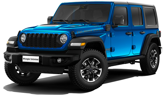 Jeep Wrangler Blauw