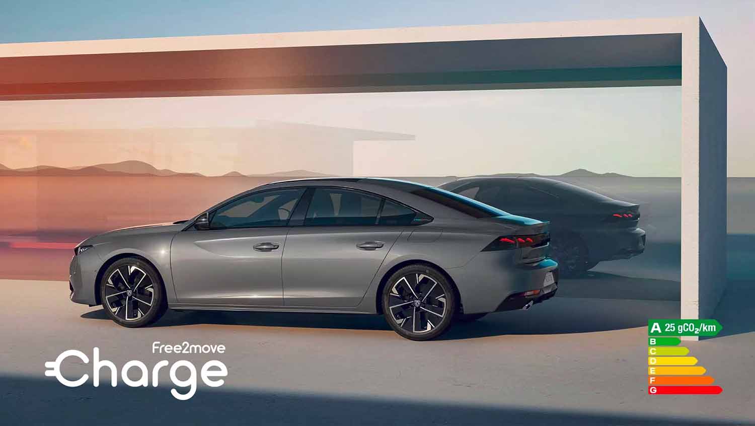 De nieuwe Peugeot 508 charging