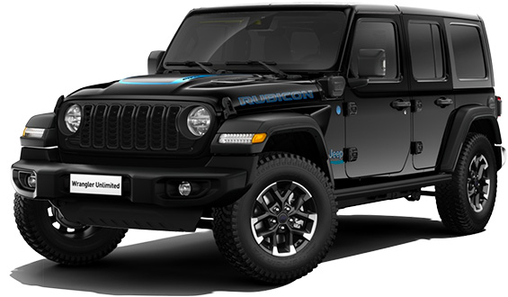 Jeep Wrangler zwart